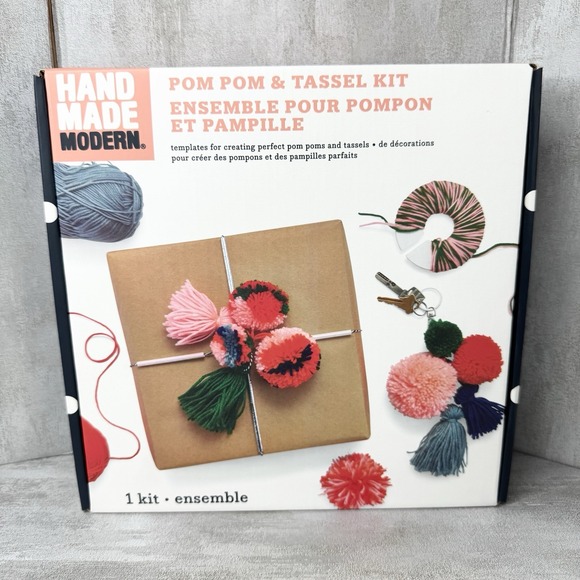 Hand Made Modern Other - Hand Made Modern Pom Pom & Tassel DYI Craft Kit